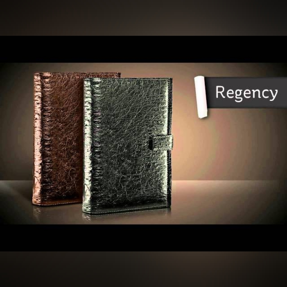 Filofax Regency Compact Planner in Ostrich Italian Calf Leather - Picture 2 of 16